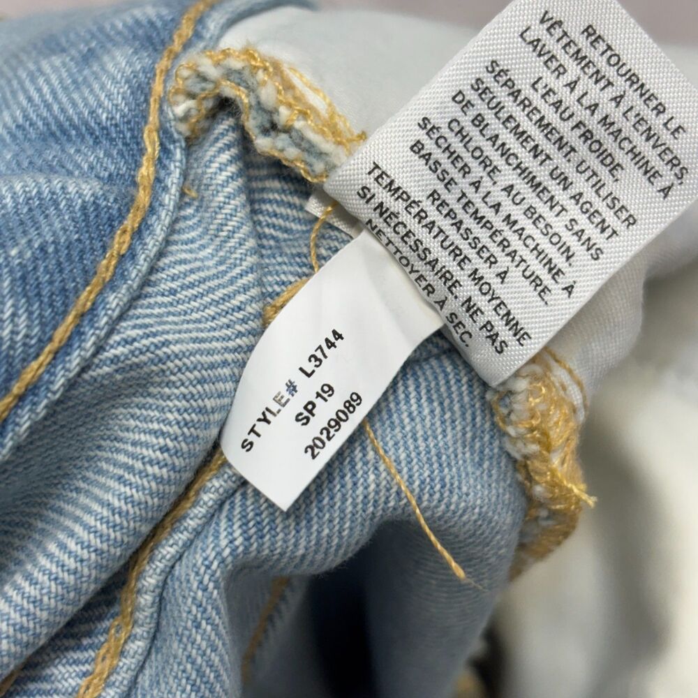NWT Something Navy Women High Waist Straight Jeans Size 04/27 Blue Denim C134 20 - Picture 15 of 16